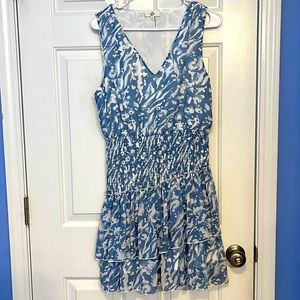 Blue & White Dress